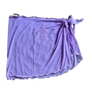 NWT! Juniors' Ninety-Nine° Mini Sarong Mesh Swim Cover Up One Size Fits All Plus